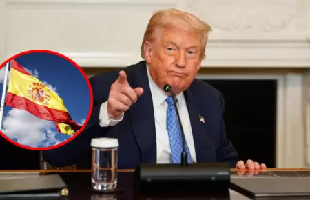 Trump critica fidelidad de Espaa con la OTAN.