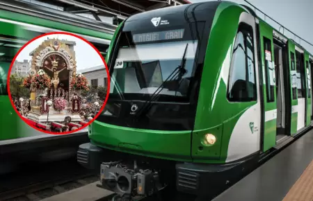 Estaciones y horarios de la Lnea 1 del Metro de Lima por recorrido del Seor de