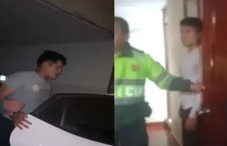 Miembros de la PNP detenidos en un hostal con dos menores de edad