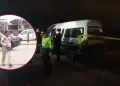 VES: Transportistas salen a protestar por ataque a combi en Lurn y son retenidos por agentes policiales en el valo Chepn