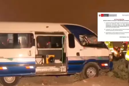 Ataque a combi trae una nueva vctima mortal.