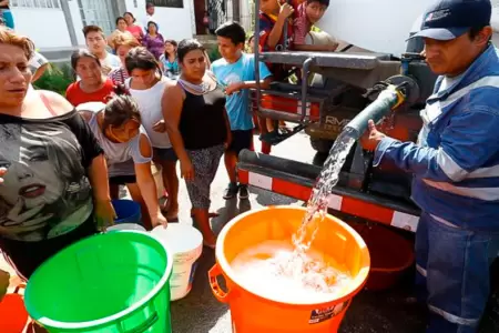 Corte de agua en Lima.