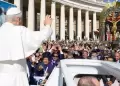 Papa Len XIV bendice la imagen del Seor de los Milagros en El Vaticano: "Saludo a aquellos por realizar la procesin"