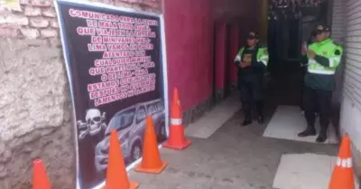 Dejan mensajes intimidadores contra transportistas de Mala.