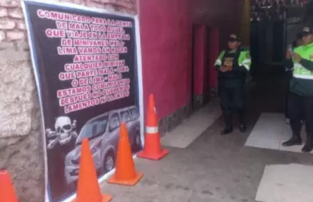 Dejan mensajes intimidadores contra transportistas de Mala.
