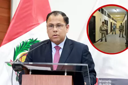 Ministro de Justicia anuncia pabellones de mxima seguridad para reos de alta cr