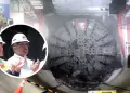Lnea 2 del Metro de Lima contina avanzando: Tuneladora Delia lleg a la Estacin Elio