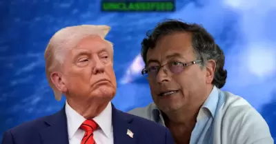 Trump y Petro se dicen de todo en redes.