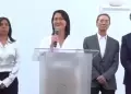 Keiko Fujimori tras fallo del TC: "Que en el Per nadie sea condenado por prejuicios ni conveniencia"