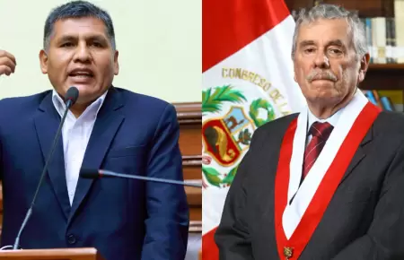 Jaime Quito no reconoce a Fernando Rospigliosi como presidente del Congreso.