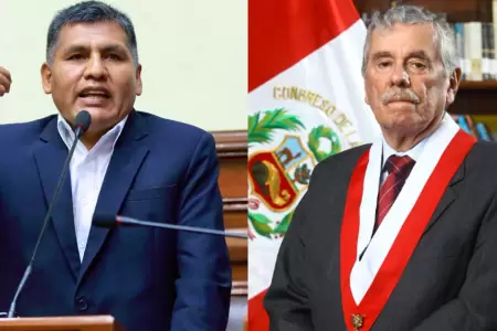 Jaime Quito no reconoce a Fernando Rospigliosi como presidente del Congreso.