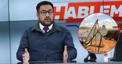 Congresista Carlos Zeballos a favor de formalizar a los pequeños mineros y miner