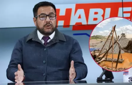 Congresista Carlos Zeballos a favor de formalizar a los pequeos mineros y miner