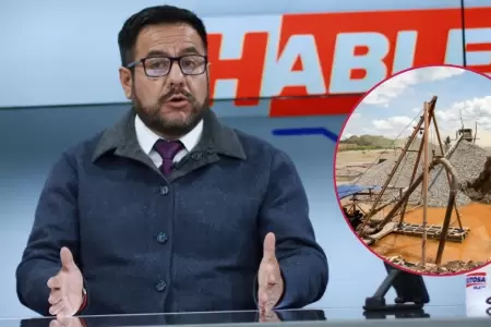 Congresista Carlos Zeballos a favor de formalizar a los pequeos mineros y miner