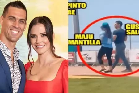 Gustavo Salcedo y Maju Mantilla fueron captados nuevamente juntos