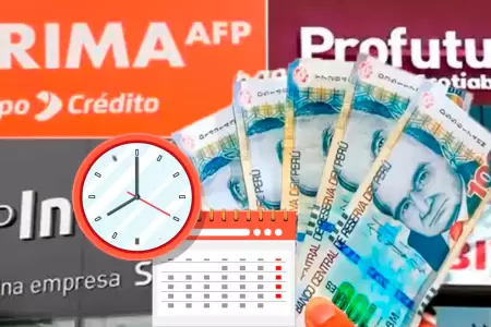 Horario para solicitud retiro AFP 2025.