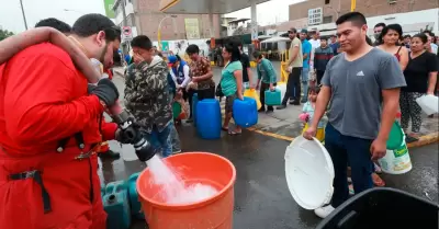Sedapal anuncia corte de agua en Lima.