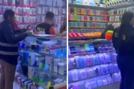 Estado de emergencia: PNP incauta 170 celulares reportados como robados