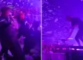Cantante sufre APARATOSA cada en pleno concierto y se viraliza en redes sociales