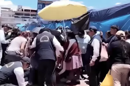 Una madre y su menor hija fueron atropelladas por bus en Cusco