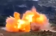 Golpe contra la minera ilegal en Cajamarca: PNP destruye equipamiento utilizado en extraccin ilcita