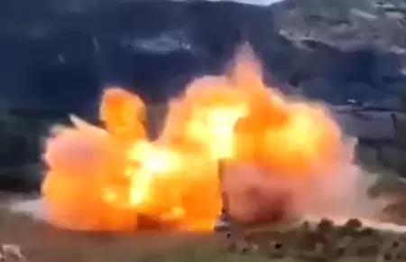 PNP deton equipamiento utilizado en minera ilegal en Cajamarca.