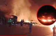 Tragedia en Arequipa: Dos choferes murieron en incendio tras choque entre camiones en la Panamericana Sur