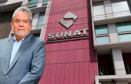 Edward Tovar como jefe de la Sunat.