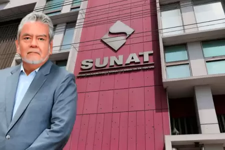 Edward Tovar como jefe de la Sunat.
