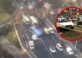 San Borja: Taxista muere atropellado tras reclamo a chofer de bus en la Panamericana Sur