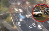 San Borja: Taxista muere atropellado tras reclamo a chofer de bus en la Panamericana Sur