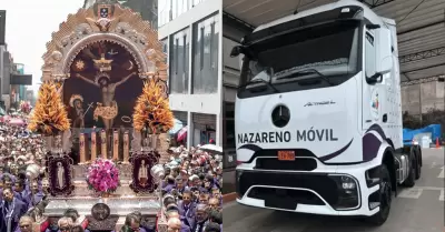 El Señor de los Milagros llegará al Callao a bordo del 'Nazareno Móvil'
