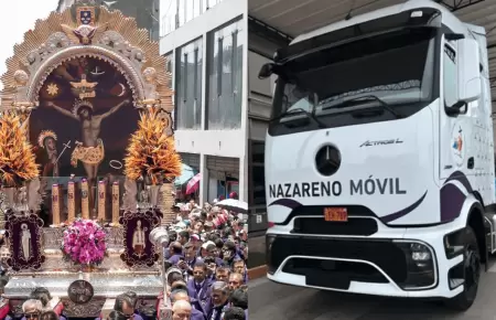 El Señor de los Milagros llegará al Callao a bordo del 'Nazareno Móvil'