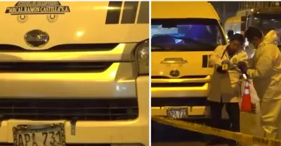 Callao: Asesinan a chofer de combi en pleno estado de emergencia