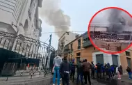 Incendio cerca al Congreso de la República: Reportan siniestro en edificio ubicado en jirón Junín