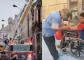 Incendio cerca al Congreso: Cuatro bomberos resultaron heridos durante atención al siniestro