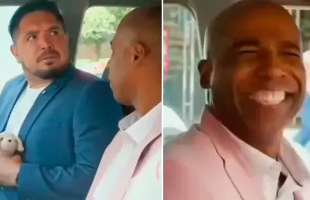 'Cuto' Guadalupe y 'Loco' Vargas recrean '¿Y dónde están las rubias?'.