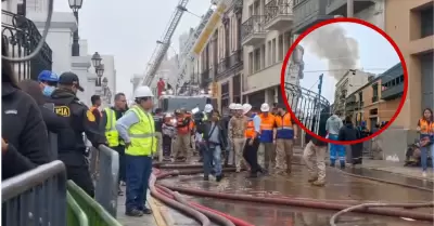 Gobierno evalúa otorgar bono para agraviados por el incendio cerca al Congreso