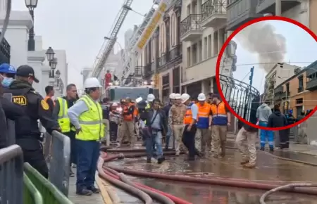 Gobierno evalúa otorgar bono para agraviados por el incendio cerca al Congreso