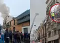 Riesgo de colapso en galería tras incendio: Jr. Junín y Andahuaylas permanecerán cerrados