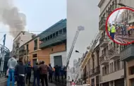Riesgo de colapso en galería tras incendio: Jr. Junín y Andahuaylas permanecerán cerrados
