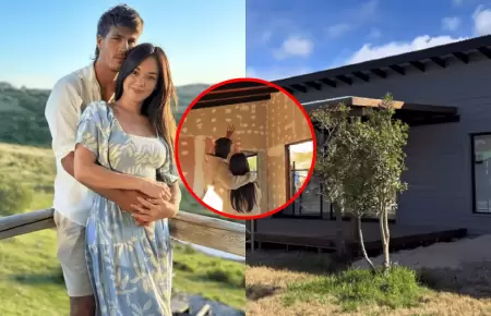 Jazmín Pinedo y Pedro Araujo construyen espectacular casa en Uruguay