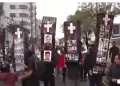 Marcha de la 'Generación Z': Manifestantes avanzan por la avenida Garcilaso de la Vega en el Cercado de Lima