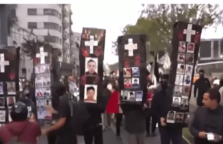Marcha de la 'Generación Z' se lleva a cabo en el Cercado de Lima