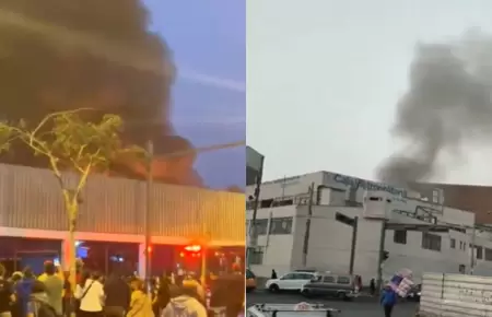 Incendio en Barrios Altos al interior de galería