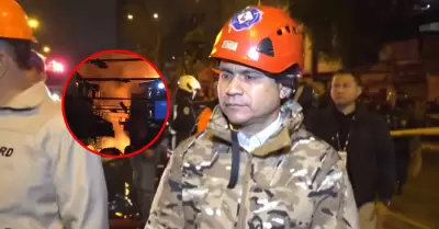 Ministro de Vivienda se pronuncia tras incendio galería de Cercado de Lima