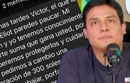 'Curwen' denuncia ser víctima de extorsión
