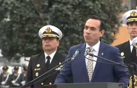 José Jerí en homenaje por el Día del Veterano de Guerra