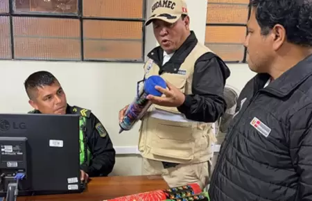 Operativo contra pirotécnicos ilegales al sur de Lima.