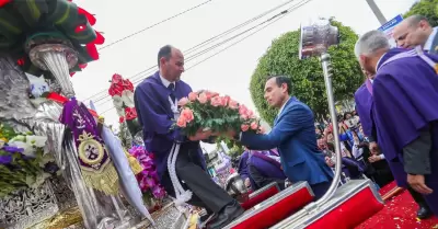 Seor de los Milagros llega al Callao